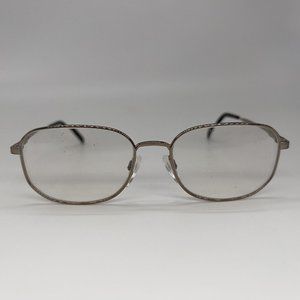 Aristar 6121 035 Full Rim Aviator Round Eyeglasses Frame Metal Gold 55-17-145